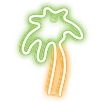 Forever Neon LED Light Palm Green Orange