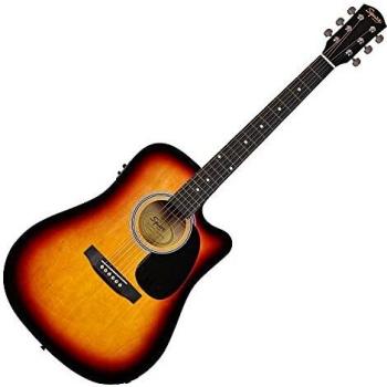 Guitarra Acústica Electroacústica Squier SA-105CE Sunburst