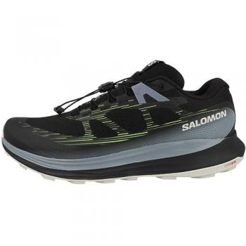 Zapatillas de trail running Salomon Ultra Glide 2 hombre color negro/flint stone/verde, talla 45 1/3 EU