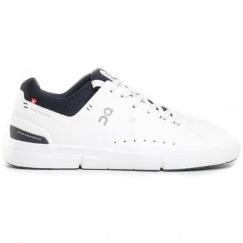 On The Roger Advantage Men's Textile Low-Top Sneakers - White Midnight