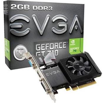 EVGA NVIDIA GT 710 Lp DDR3, 64-bit 2 GB PCI-E tarjeta gráfica