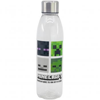 Botella de agua reutilizable de tritán de 975 ml de Minecraft