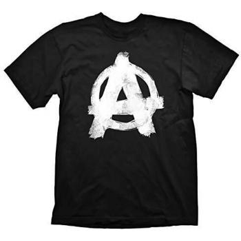 Camiseta de Manga Corta Anarchy Rage 2 Negra Talla S