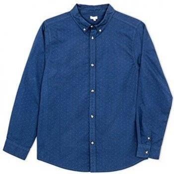 Gocco Estampada, Camisa para Niños, Indigo, 7-8