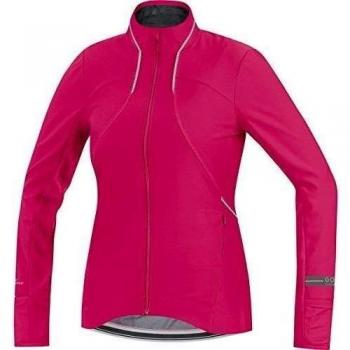 Gore Running Wear Air Windstopper Soft Shell - Camiseta manga larga para mujer, color rosa, talla S