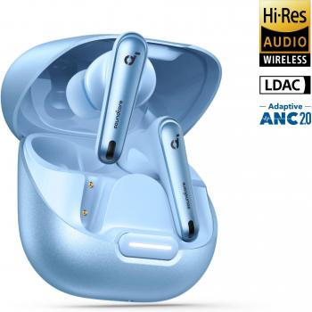 Soundcore Liberty 4 NC True-Wireless Noise Cancelling Earbuds Light Blue
