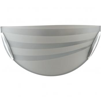 Aplique Kuna 1 luz Cristal blanco 30x15cm
