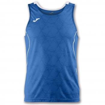 Joma Camiseta Olimpia Royal-Blanco S/M - Camiseta técnica sin Manga, Unisex, Azul -