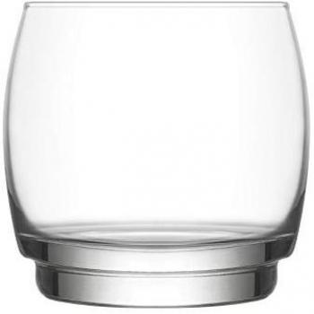 Set de 6 Vasos de Vidrio Lune 325cc Estilo Moderno