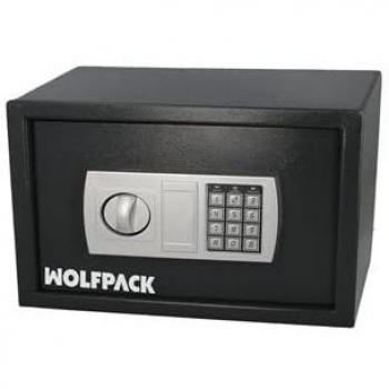Caja Fuerte Sobreponer Eléctrica WOLFPACK Línea Profesional 31x20x20 cm Multicolor