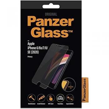 PanzerGlass Privacy Screen Protector for Apple iPhone SE (2020/2022), iPhone 8, iPhone 7, iPhone 6, iPhone 6s, Standard Fit