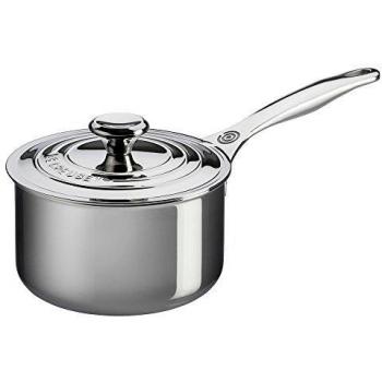 Cacerola de Acero Inoxidable con Tapa Le Creuset Signature 16 cm