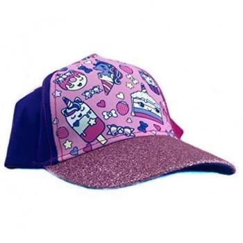 Kid Licensing Gorra Algodón con Glitter Cupcakes, Unisex Niños, Multicolor, Talla Única