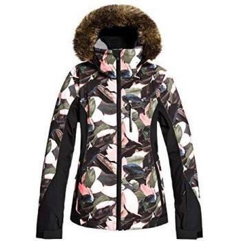 Roxy Jet Ski - Chaqueta Para Nieve Para Chicas Chaqueta Para Nieve, Mujer, living coral plumes, L