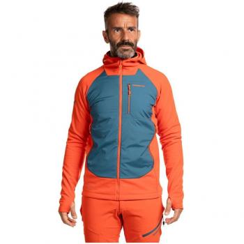 Chaqueta Trangoworld TRX2 Hybrid LT Pro en Naranja Intenso y Azul