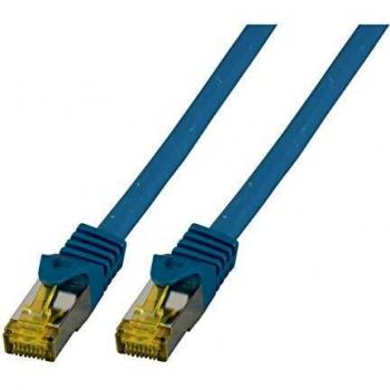 Cable de red S/FTP Cat6a Azul 1 m LSZH