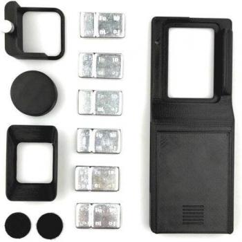 Soporte de Montaje para Cámara de Acción Gopro Hero 5/6/7 con Adaptador para DJI OSMO Mobile 1 y 2, Estabilizador de Mano