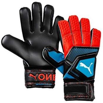 Puma One Protect 2 RC, Guante de Portero, Bleu Azur-Red Blast-Black, Talla 11