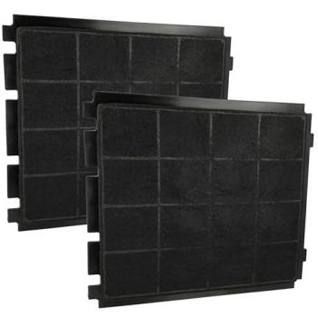 Filtro de Carbón Activado 2x Compatible con Campanas Extractoras Airforce Concrete F129C 50 K3 IX/Sand 600 CCF1295103C - Vhbw