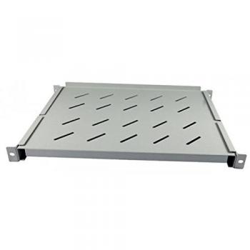Estante Fijo ALLNET 19 para Rack de 1000mm de Profundidad, 1U, Color Gris Claro, Altura Ajustable de 750-850mm