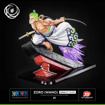Tsume Arts One Piece Wano Zoro Ikigai Estatua de Resina a Escala 1/6