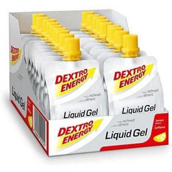 GEL LIQUIDO DEXTRO ENERGY LIMON+CAFEINA 60 ml 18U