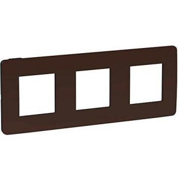 Marco 3 Elementos cacao/negro Schneider Electric NU280617