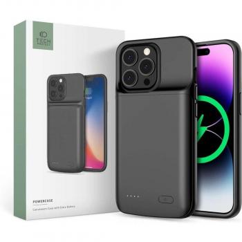 Tech-Protect Powercase iPhone 14/14 Pro Battery Case 4800mAh - Black