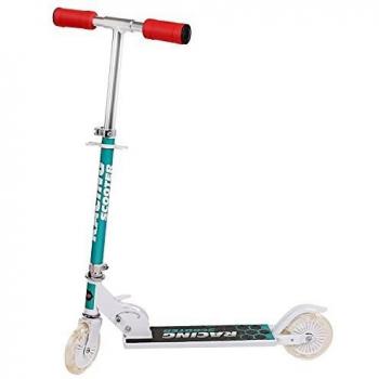 Profun Patinete 2 Ruedas Patinete Plegable para Niños Patinete Infantil con Freno Altura del Manillar Ajustable Patinete Niño Scooter Patinete con Luces LED para Niñas de 3 - 12 Años