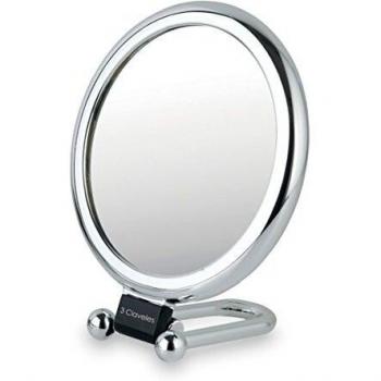3 Claveles - Espejo de Aumento con Base Plegable, 15 cm - 1x, 7x