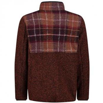 CMP Men's Regular Fit Dark Red Transitional Jacket 33M4177