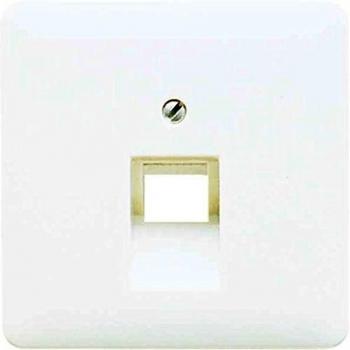 PLACA CENTRAL PARA TOMA TELÉFONO UAE 1x8P BLANCO