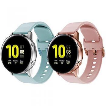 kitway Correas compatibles con Galaxy Watch Active/Active2/Galaxy Watch 42 mm/Gear S2 Classic, correas de repuesto para Galaxy Watch 3 41 mm/Galaxy Watch Active