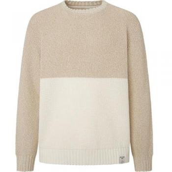 Jersey de Hombre Pepe Jeans Costello Color Block Blanco (Off White) Talla L