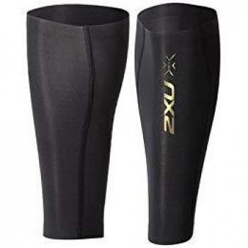 2XU MCS Run Calf Guards BLK/GLD M