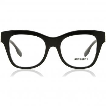 Burberry BE 2388 (3001) Women's Eyeglasses - Black Frame, Size 52, Blue Light Block Available