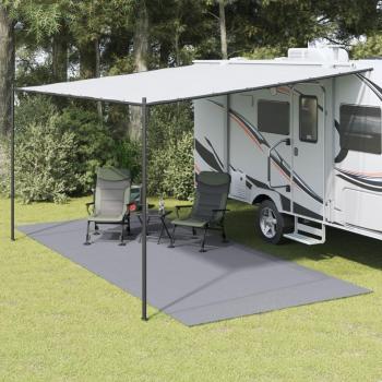 Alfombrilla de camping vidaXL 5x2,5 m Color Azul, Crema, Antracita y más