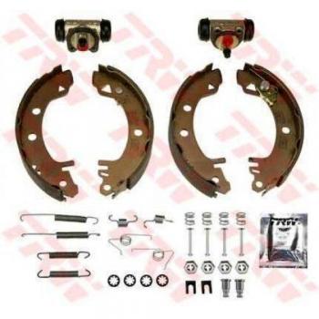 Juego de zapatas de freno TRW BK1661 con cilindro de rueda para FORD Sierra Mk1 3/5 puertas