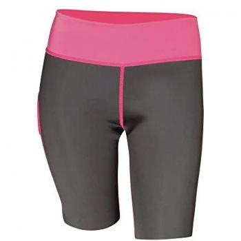 Beuchat Pantalones de Apnea Atoll 2 mm - Bermuda de neopreno y elastano UPV 50, rosa y gris, tamaño XS