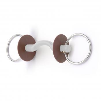 Beris Gebiss Zungenbogenstange Hard - Filete para caballo, color gris, talla DE: 6cm