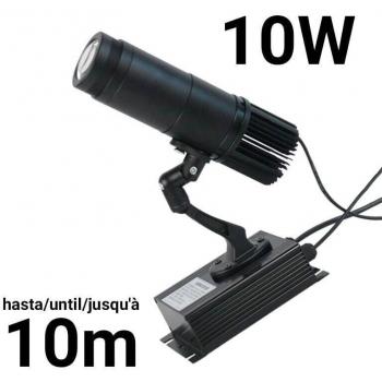 Proyector de Logos LED Gobo 10W Fijo Interior - Óptica 20° - IP20