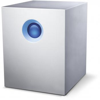 LaCie 10TB Profesional Almacenamiento de Sobremesa con Dual Thunderbolt 2, RAID 5-Disk - Plateado