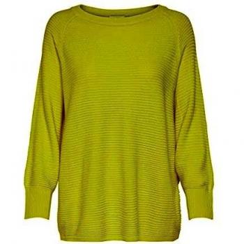 JACQUELINE de YONG JDYMATHISON 7/8 Noos WHS Pullover KNT Suter Pulver, Verde Sheen, S para Mujer