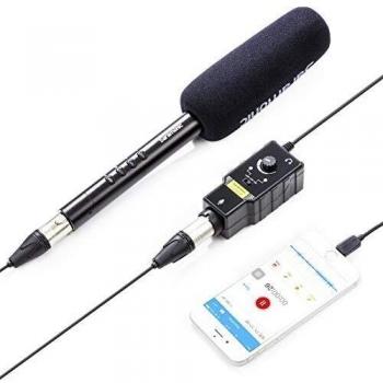 Saramonic SmartRig II XLR Microphone & 6.3mm Guitar Adapter with Phantom Power Preamp for iPhone, iPad, iPod, and Android Smartphones