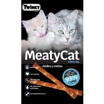 Twinky MeatyCat Carne 9g Snack para Gatos Adultos y Gatitos