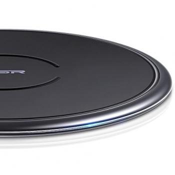 ESR Cargador Inalámbrico Rápido, Wireless Charger para iPhone 12/12 Pro/12 Mini/12 Pro Max/SE 2020/11/11 Pro/11 Pro Max/XS/XS MAX/XR/X, 10 W Carga Rápida para Samsung S21/S20/Note 10/S10/S9/A52, Negro