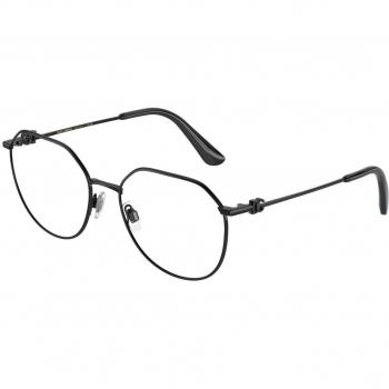 Dolce & Gabbana DG1348 Asian Fit 01 Women’s Eyeglasses Black Size 54 (Frame Only) - Blue Light Block Available
