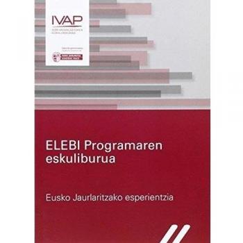 ELEBI Programaren eskulibua: Eusko Jaurlaritzako esperientzia