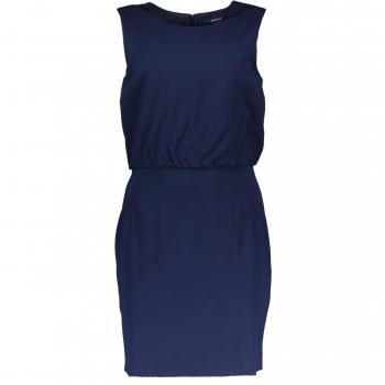 Gant Women's Elegant Sleeveless Zip-Back Navy Sheath Dress Size L
