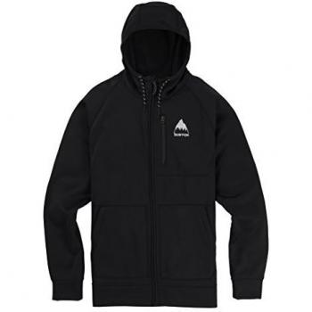 Burton Crown Bonded Full-Zip Sudadera, Hombre, Negro